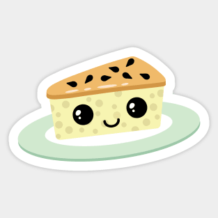 Cute passion fruit cheesecake Sticker